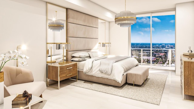 220 Lake Shore Dr Unit 1705, Lake Park, FL 33403 - bedroom featuring expansive windows