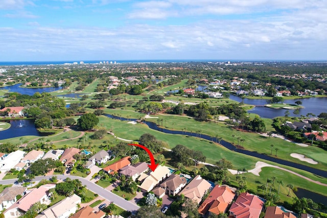 13308 Verdun Dr, Palm Beach Gardens, FL 33410 - aerial overview of property's location featuring a large body of water and nearby suburban area