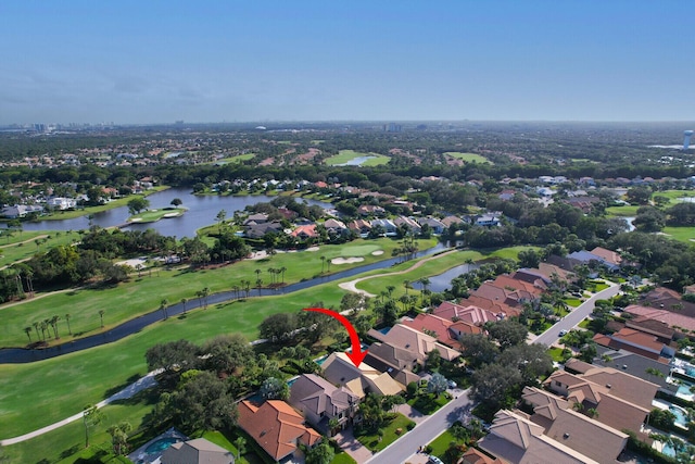 13308 Verdun Dr, Palm Beach Gardens, FL 33410 - aerial view of property and surrounding area featuring nearby suburban area and a nearby body of water