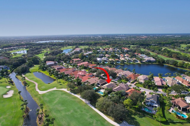 13308 Verdun Dr, Palm Beach Gardens, FL 33410 - aerial view of property's location featuring nearby suburban area and a local golf course