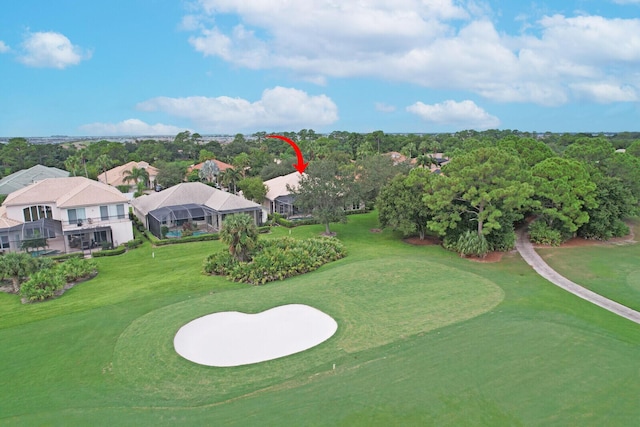 8732 Bally Bunion Rd, Port Saint Lucie, FL 34986 - drone / aerial view of a golf course