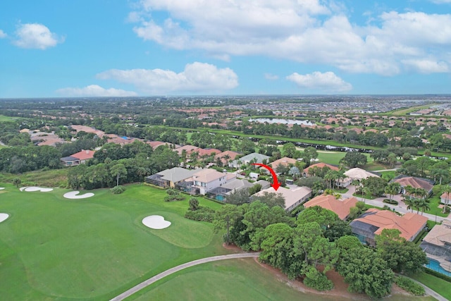 8732 Bally Bunion Rd, Port Saint Lucie, FL 34986 - aerial view of residential area with a golf club