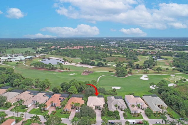 8732 Bally Bunion Rd, Port Saint Lucie, FL 34986 - aerial overview of property's location featuring a large body of water, nearby suburban area, and a golf course