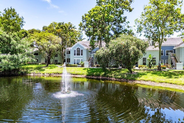 1000 Crystal Way Unit J, Delray Beach, FL 33444 - water view with stairs