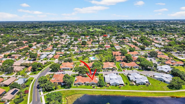 3010 NW 12th St Unit D, Delray Beach, FL 33445 - aerial perspective of suburban area featuring a nearby body of water