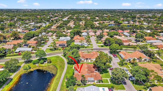 3010 NW 12th St Unit D, Delray Beach, FL 33445 - aerial view of residential area with a large body of water