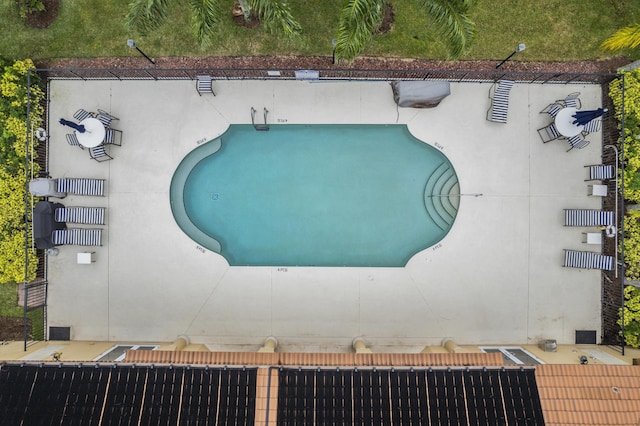 801 SW Classico Ct, Port Saint Lucie, FL 34986 - drone / aerial view of a pool