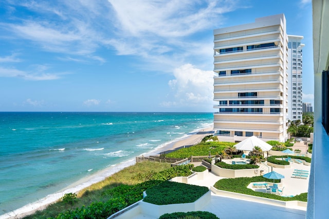 5280 N Ocean Dr Unit 3B, Singer Island, FL 33404 - water view featuring local beach