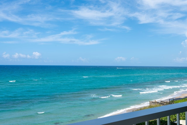 5280 N Ocean Dr Unit 3B, Singer Island, FL 33404 - water view featuring nearby beach