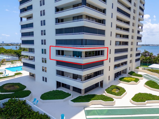 5280 N Ocean Dr Unit 3B, Singer Island, FL 33404 - view of property featuring a water view