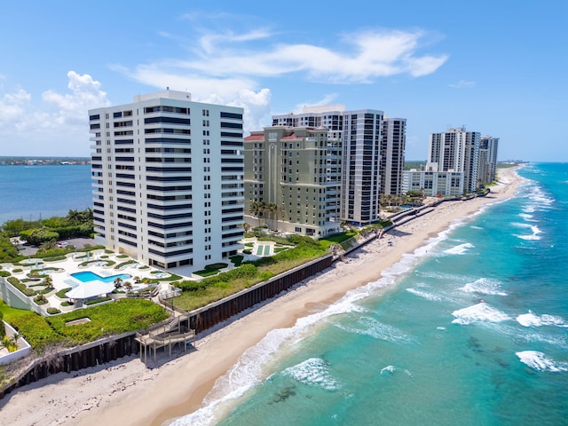 5280 N Ocean Dr Unit 3B, Singer Island, FL 33404 - bird's eye view of expansive beach