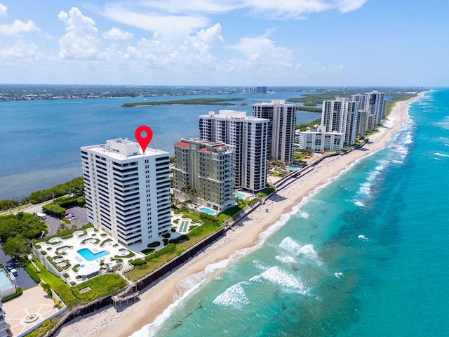 5280 N Ocean Dr Unit 3B, Singer Island, FL 33404 - drone / aerial view of extended coastline