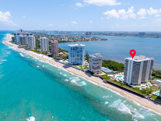 5280 N Ocean Dr Unit 3B, Singer Island, FL 33404 - view of urban area with expansive coastline