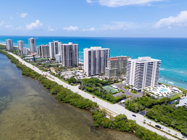 5280 N Ocean Dr Unit 3B, Singer Island, FL 33404 - drone / aerial view of a nearby body of water