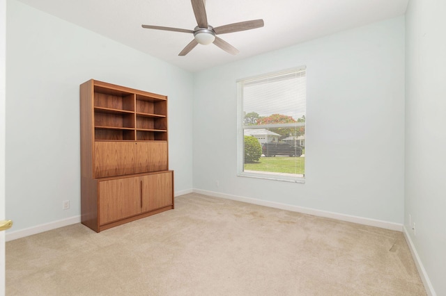 6025 Fountain Palm Dr, Jupiter, FL 33458 - spare room with light carpet and a ceiling fan