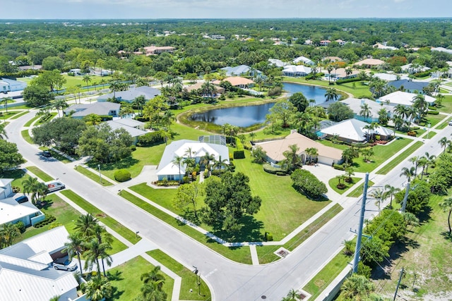 6025 Fountain Palm Dr, Jupiter, FL 33458 - aerial perspective of suburban area with a large body of water