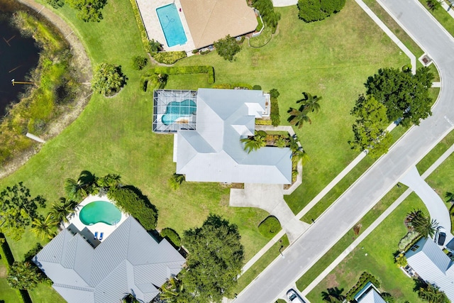 6025 Fountain Palm Dr, Jupiter, FL 33458 - bird's eye view of a pool area
