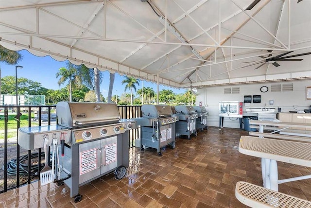 15378 Lakes Of Delray Blvd Unit 15, Delray Beach, FL 33484 - view of patio / terrace featuring grilling area
