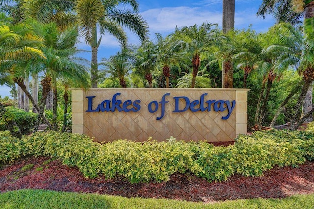 15378 Lakes Of Delray Blvd Unit 15, Delray Beach, FL 33484 - view of community sign