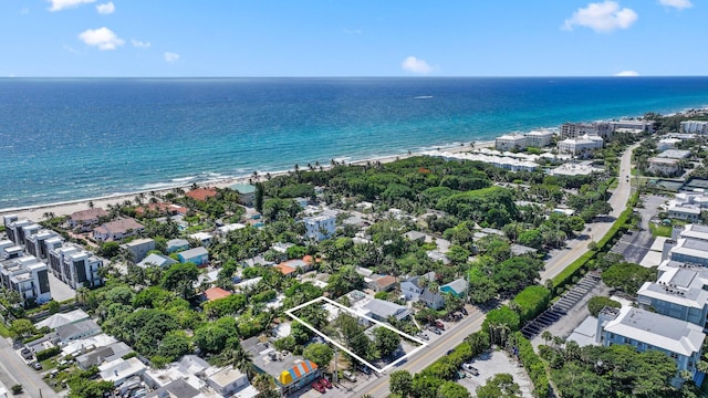 4621 N Ocean Blvd, Boynton Beach, FL 33435 - aerial view of waterfront with a beach