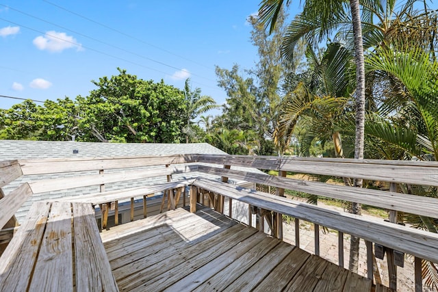 4621 N Ocean Blvd, Boynton Beach, FL 33435 - view of wooden deck