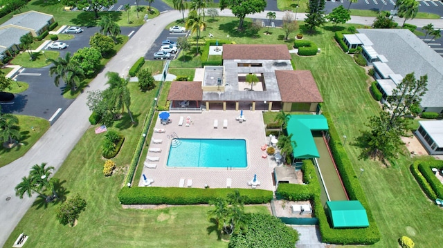 1111 Lemon Tree Ter Unit 204, Delray Beach, FL 33445 - aerial view of property's location with a pool area