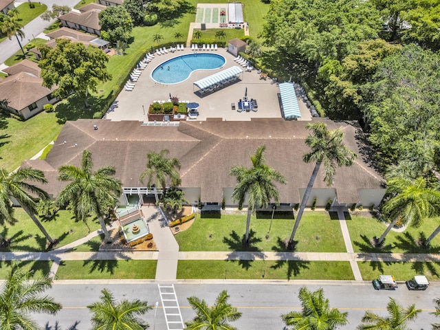 14623 Bonaire Blvd Unit 203, Delray Beach, FL 33446 - bird's eye view of a pool area