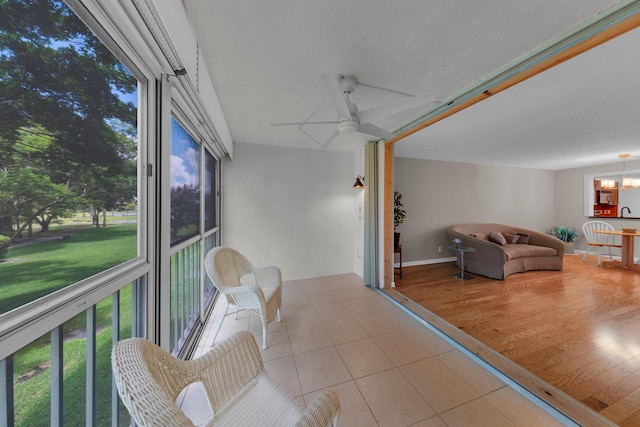 14623 Bonaire Blvd Unit 203, Delray Beach, FL 33446 - sunroom / solarium featuring a chandelier