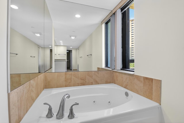 4000 N Ocean Dr Unit 204, Singer Island, FL 33404 - full bath featuring a whirlpool tub