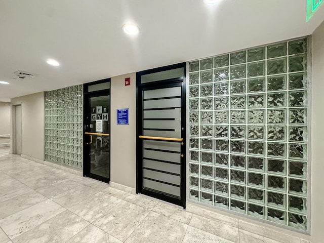 4000 N Ocean Dr Unit 204, Singer Island, FL 33404 - lobby featuring recessed lighting