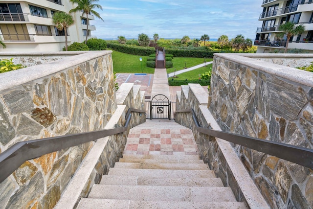 4000 N Ocean Dr Unit 204, Singer Island, FL 33404 - view of staircase