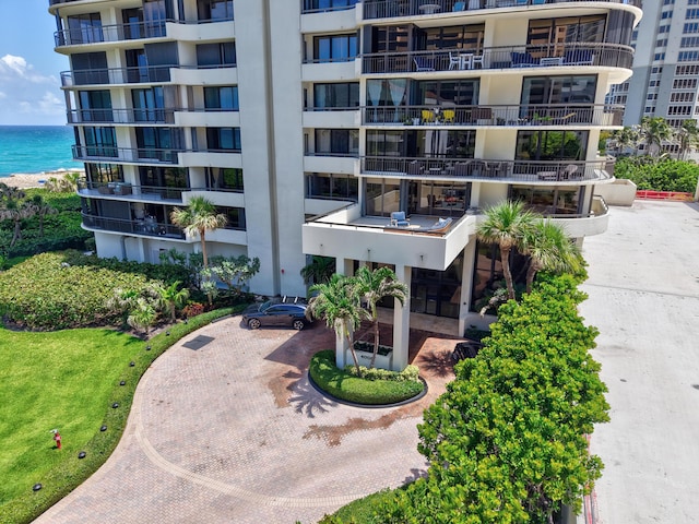 4000 N Ocean Dr Unit 204, Singer Island, FL 33404 - view of apartment building / complex featuring a water view