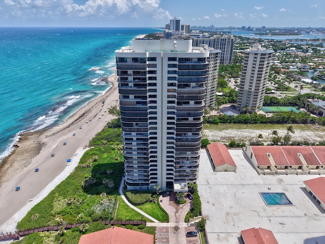 4000 N Ocean Dr Unit 204, Singer Island, FL 33404 - view of urban area with waterfront with a beach