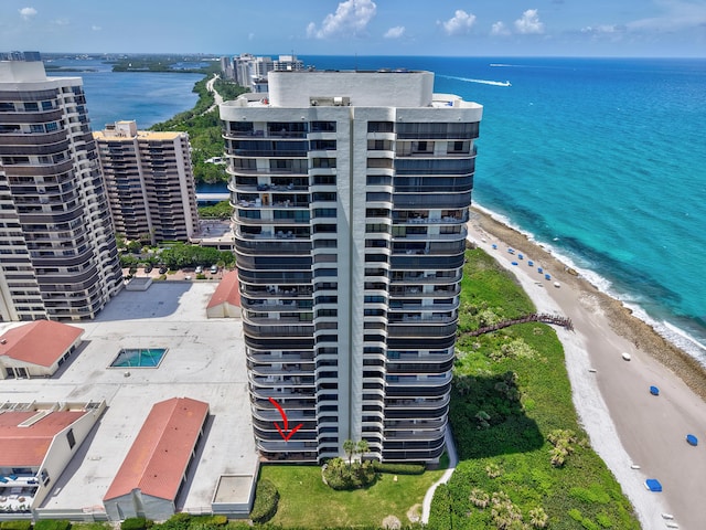 4000 N Ocean Dr Unit 204, Singer Island, FL 33404 - drone / aerial view of apartment complex / building and a nearby body of water