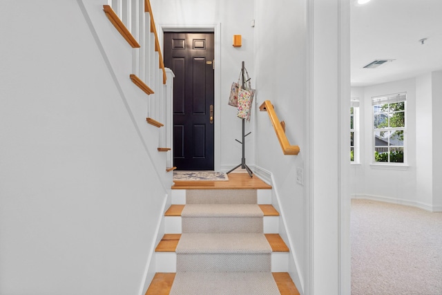 326 Tuxedo Ln, West Palm Beach, FL 33401 - staircase with baseboards
