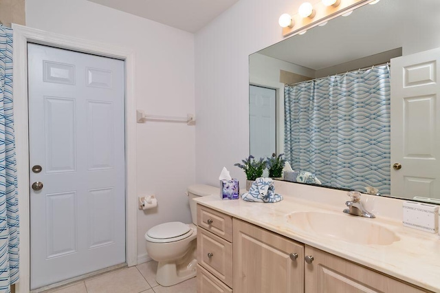 2062 SW Scorpio Ln, Port Saint Lucie, FL 34984 - full bath with vanity and tile patterned flooring