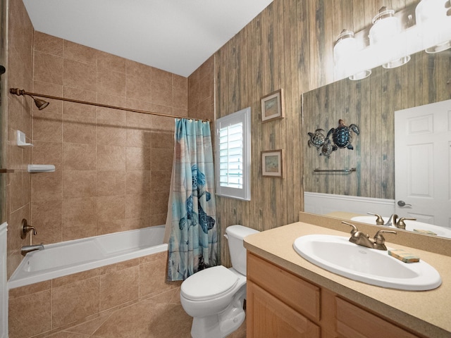 5301 Bald Cypress Trl, Fort Pierce, FL 34951 - bathroom featuring tiled shower / bath combo and vanity