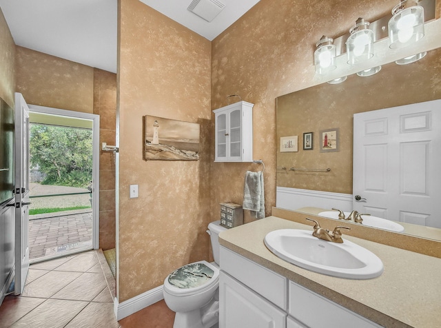 5301 Bald Cypress Trl, Fort Pierce, FL 34951 - full bath with vanity, tile patterned floors, and a shower