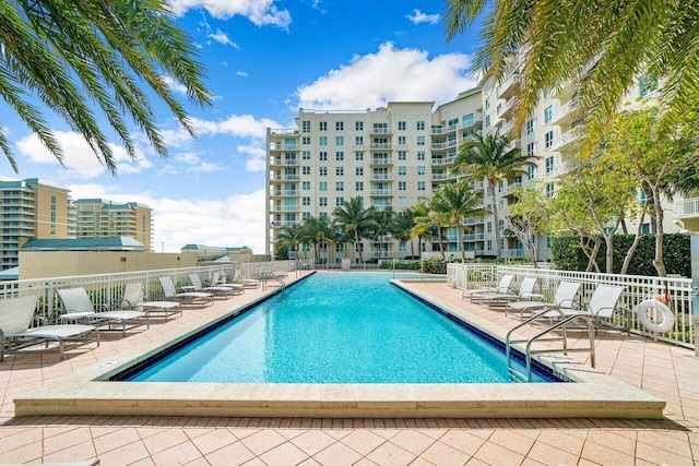 350 N Federal Hwy Unit 609, Boynton Beach, FL 33435 - community pool featuring a patio area