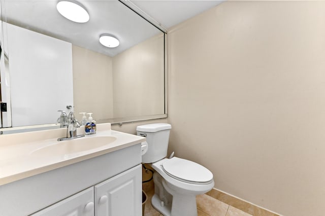 154 Tuscany C, Delray Beach, FL 33446 - bathroom with tile patterned floors and vanity
