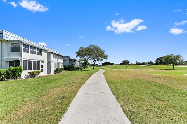154 Tuscany C, Delray Beach, FL 33446 - view of community with a lawn and view of golf course