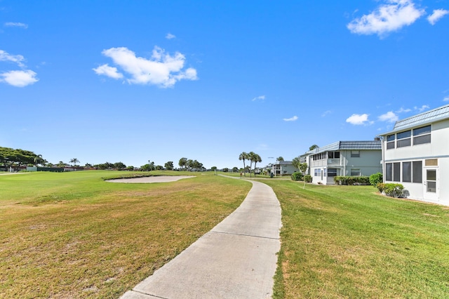 154 Tuscany C, Delray Beach, FL 33446 - view of property's community with a lawn and a residential view