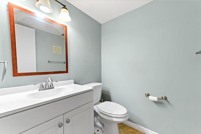 15054 Ashland Way Unit 84, Delray Beach, FL 33484 - half bathroom featuring vanity and tile patterned floors