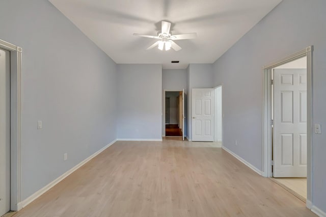7937 Sonora St, Boynton Beach, FL 33437 - unfurnished bedroom with light wood finished floors and ceiling fan