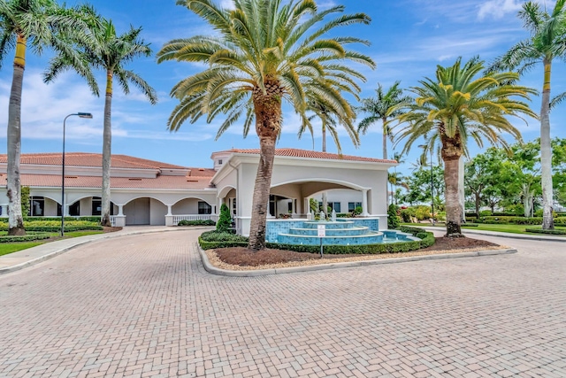 7937 Sonora St, Boynton Beach, FL 33437 - view of building exterior featuring curved driveway