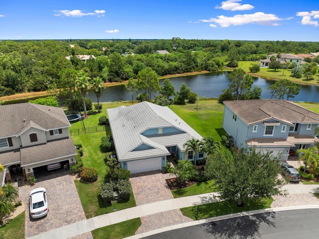 709 SW Sun Cir, Palm City, FL 34990 - aerial view of residential area featuring a nearby body of water