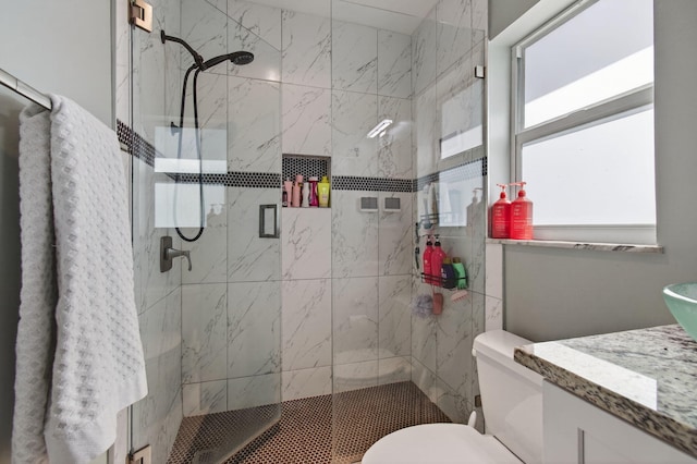 2520 SW Natura Blvd, Deerfield Beach, FL 33441 - bathroom with a shower stall and vanity