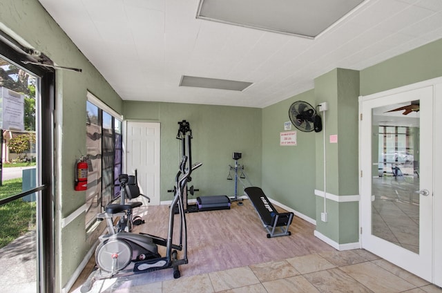 2520 SW Natura Blvd, Deerfield Beach, FL 33441 - workout area with wood finished floors