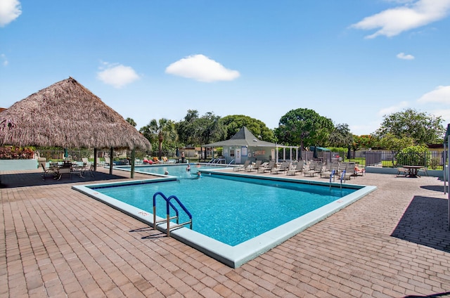 2520 SW Natura Blvd, Deerfield Beach, FL 33441 - community pool with a patio and a gazebo