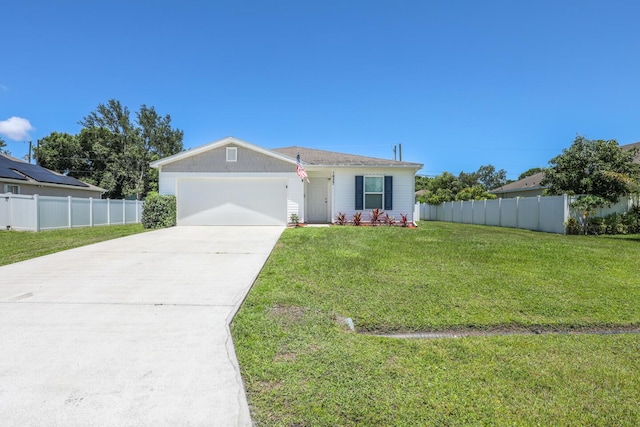 1937 SW Aguero St, Port Saint Lucie, FL 34953 - ranch-style house featuring concrete driveway and an attached garage
